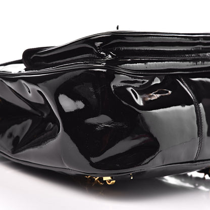 Chanel Patent CC Drawstring Backpack Black 12 of 15