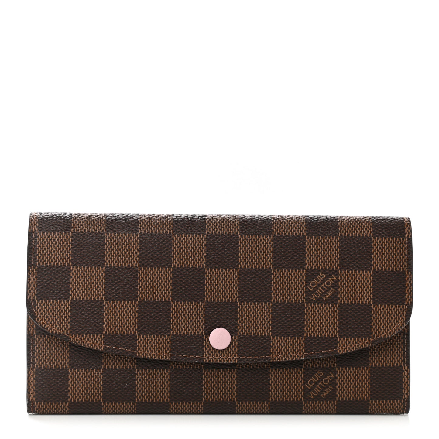 Damier Ebene Emilie Wallet Rose Ballerine