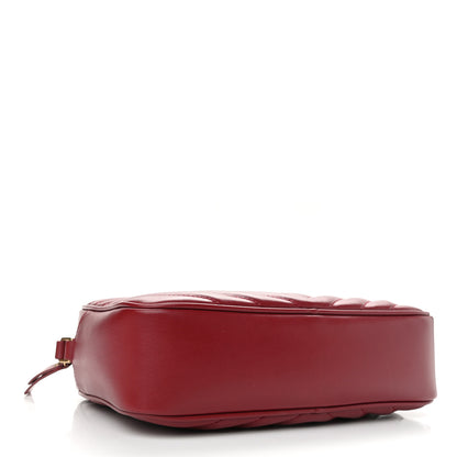 Saint Laurent Calfskin Matelasse Monogram Lou Camera Bag Rouge Eros 4 of 11