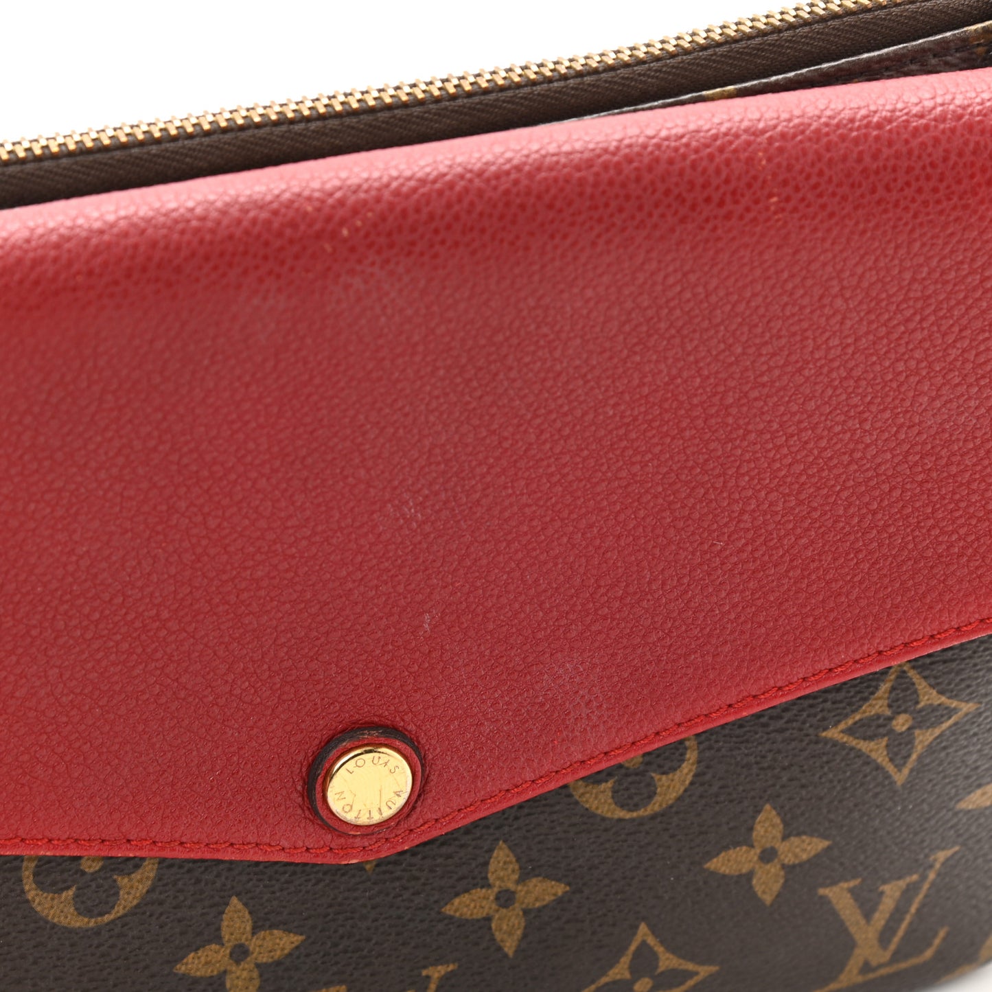 Monogram Twice Pochette Cherry
