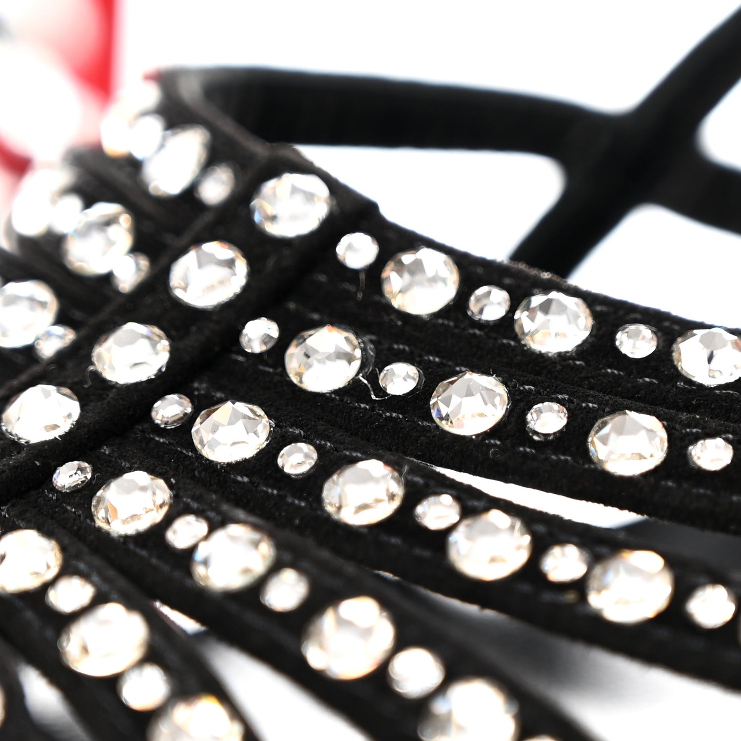 Suede Crystal Vegastrassima Alta 160 Pumps 38 Black