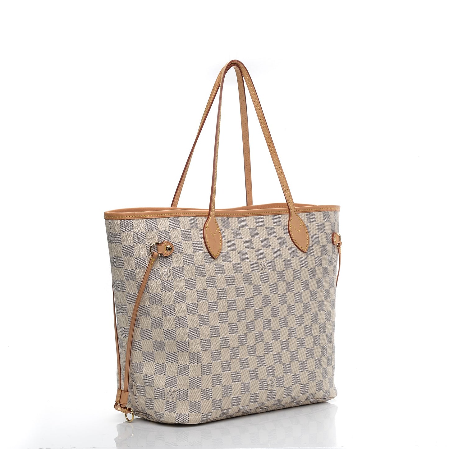 Damier Azur Neo Neverfull MM Rose Ballerine