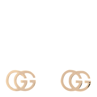 Gucci 18K Yellow Gold Running G Stud Earrings 1 of 5