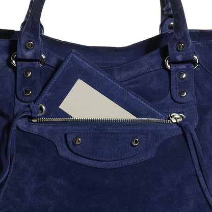 Balenciaga Baby Daim Suede Velo Bleu Nuit 14 of 16