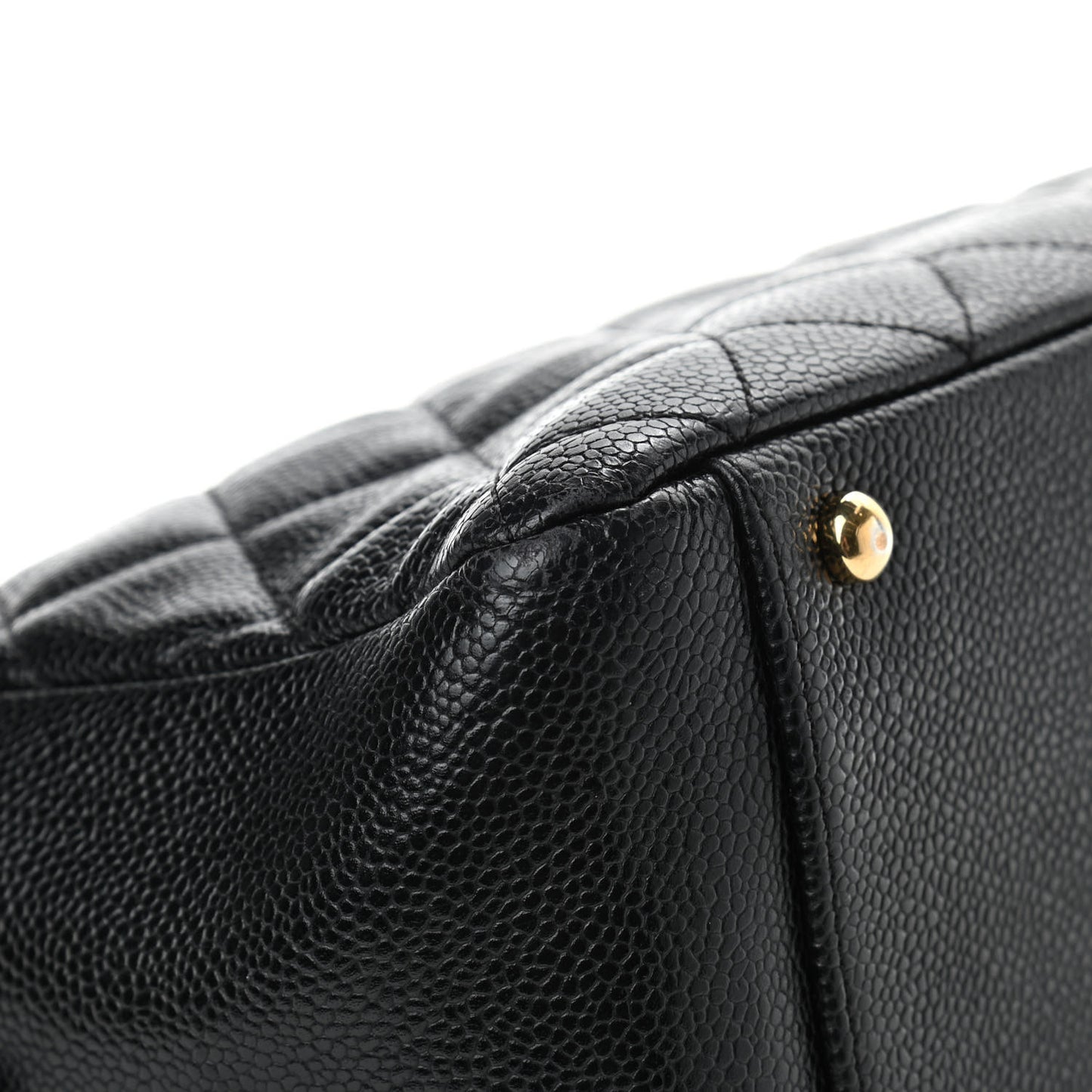 Caviar Quilted Petit Timeless Tote PTT Black