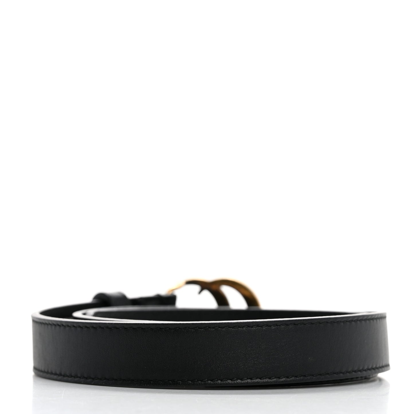 Calfskin Double G 20mm Belt 65 26 Black