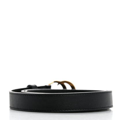 Gucci Calfskin Double G 20mm Belt 65 26 Black 2 of 6