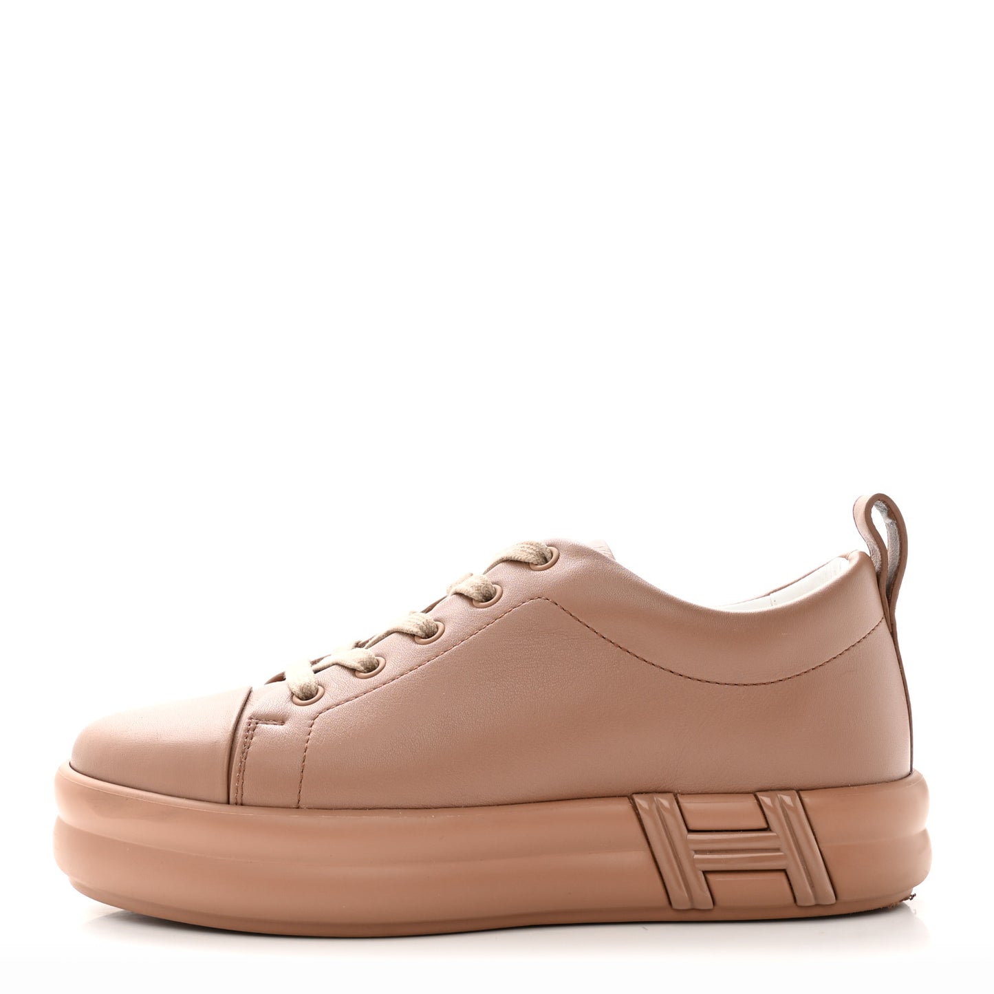 Calfskin Womens Happy Sneakers 37 Rose Perle