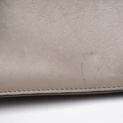 Chloe Suede Calfskin Small Faye Shoulder Bag Motty Grey 9 of 12
