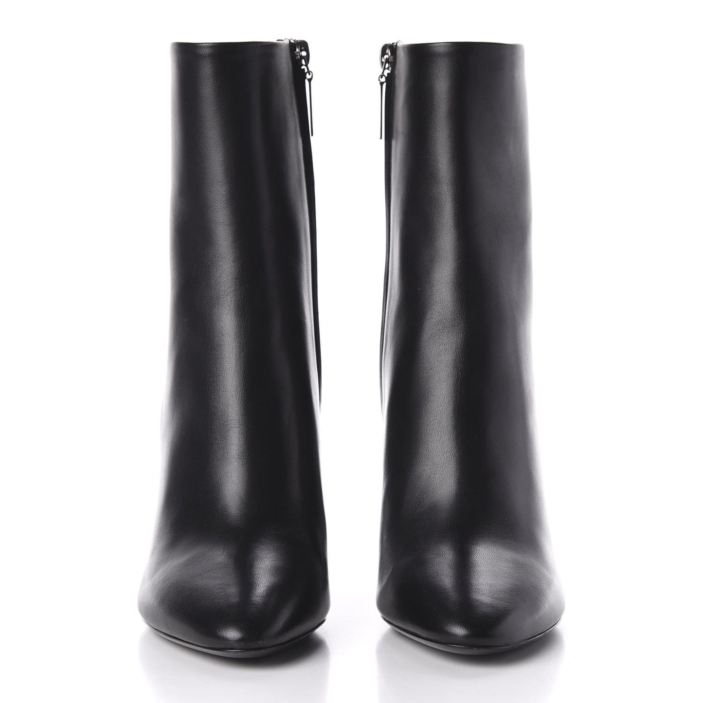 Nappa Vendome Loulou Ankle Zip Boot 38.5 Black