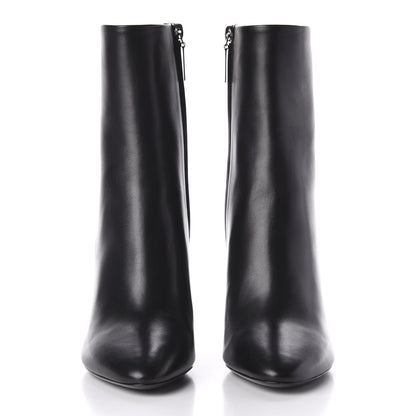 Saint Laurent Nappa Vendome Loulou Ankle Zip Boot 38.5 Black 3 of 9