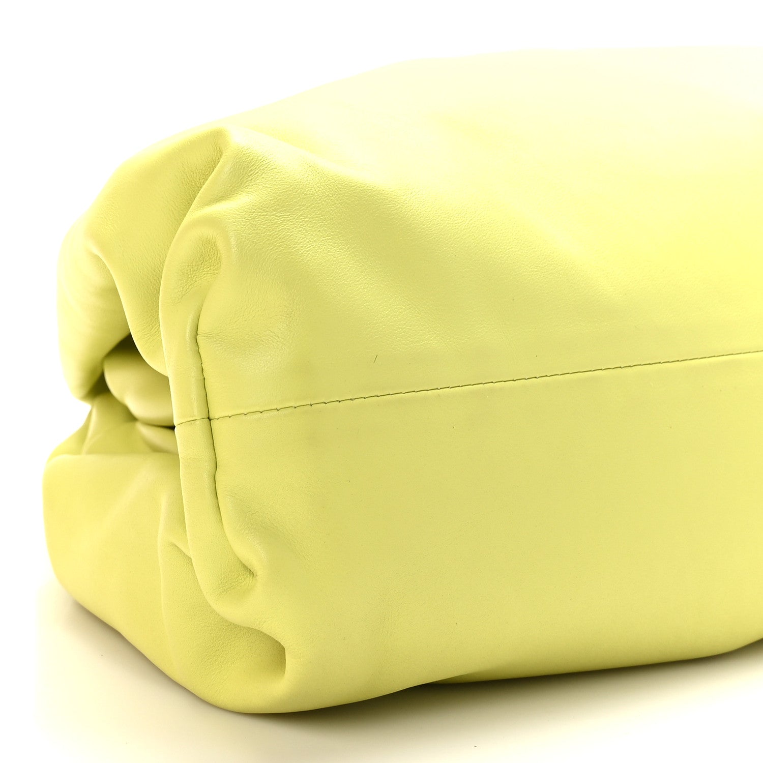 Bottega Veneta Smooth Butter Calf The Pouch Oversized Clutch Kiwi 8 of 9