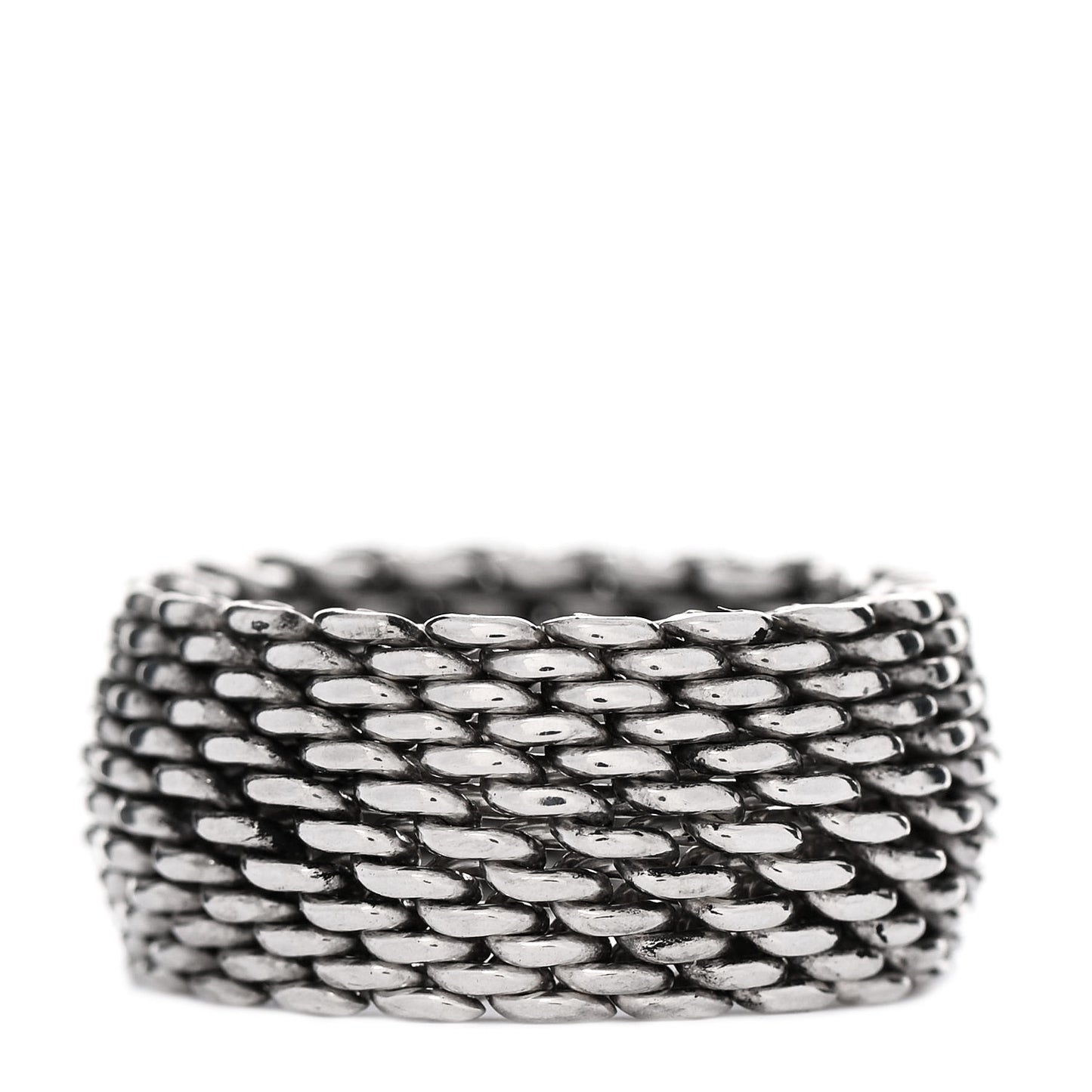 Sterling Silver Somerset Mesh Ring 52 6