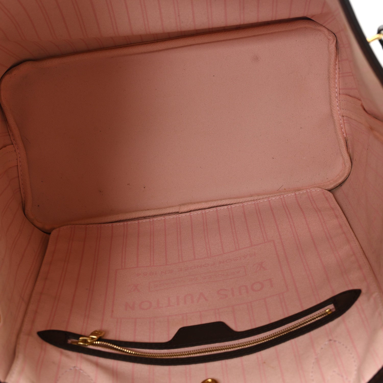 Louis Vuitton Damier Ebene Neo Neverfull MM Rose Ballerine 5 of 12