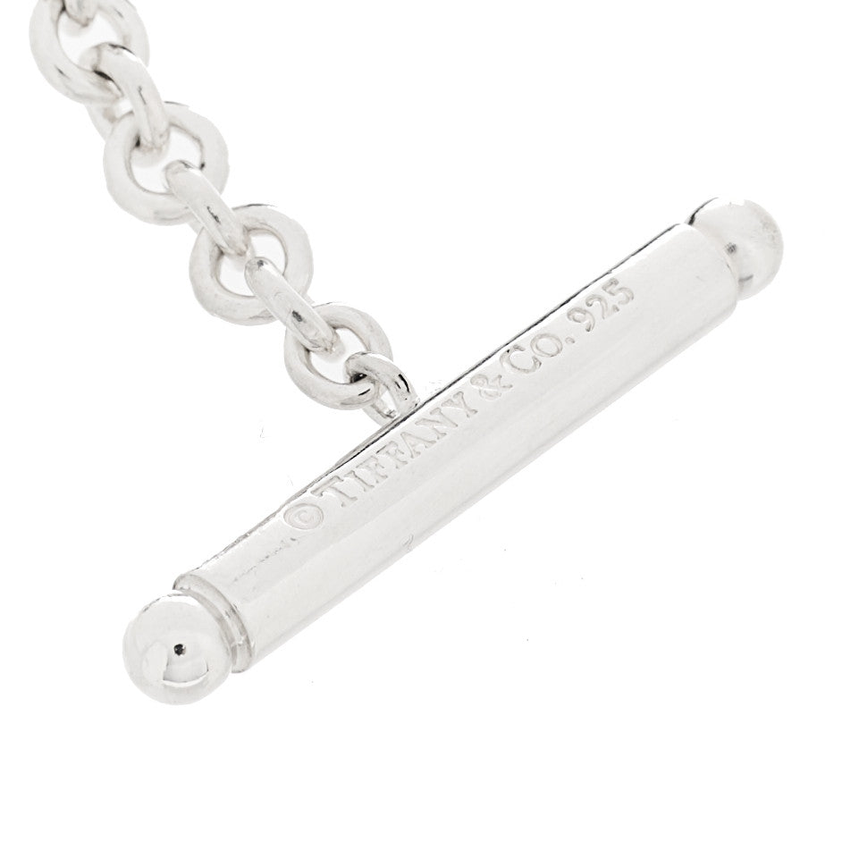 Tiffany Sterling Silver Black Onyx Bead Toggle Bracelet 3 of 3