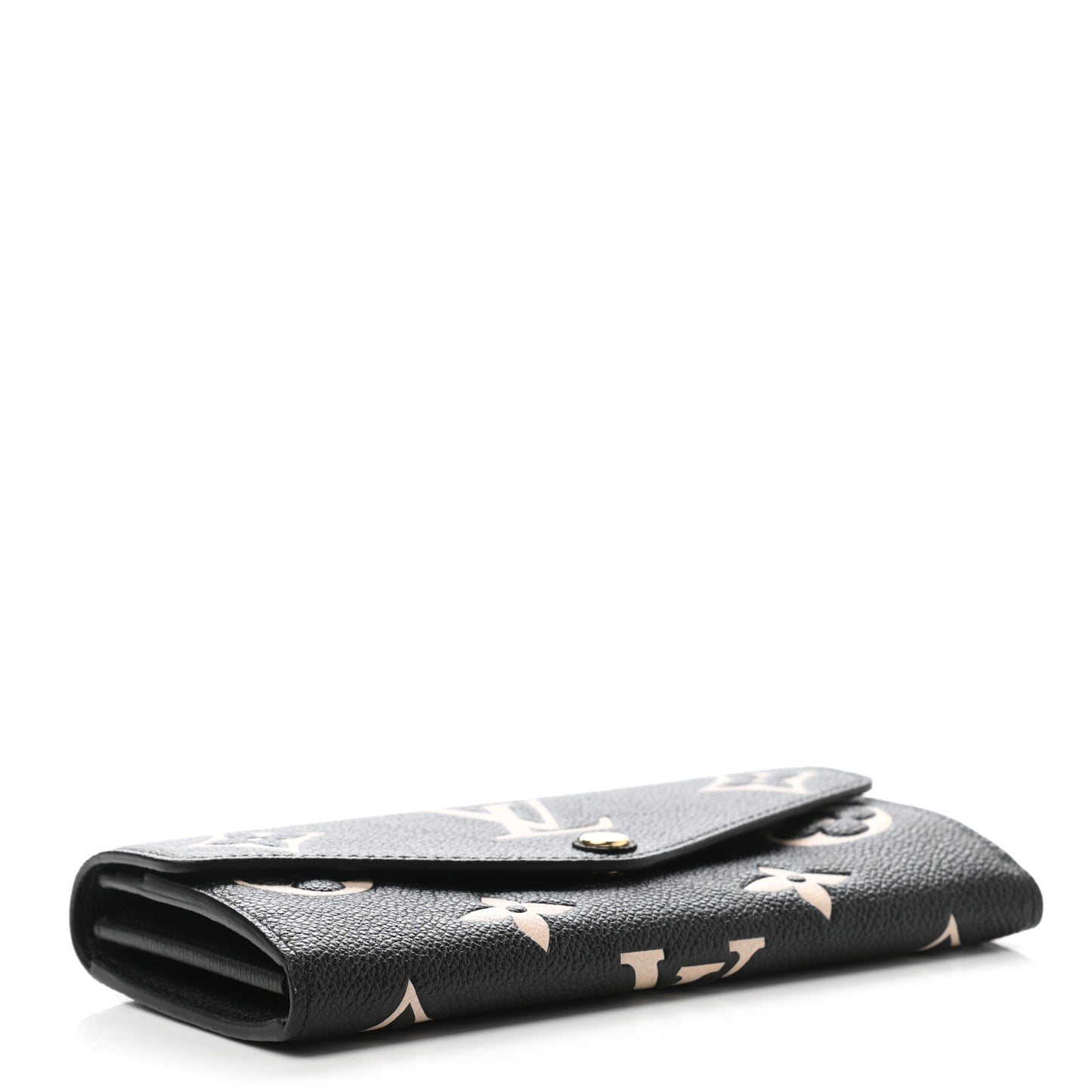Monogram Empreinte Giant Sarah Wallet Black Beige