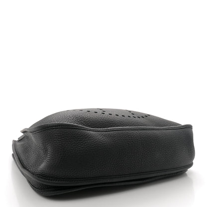 Hermes Taurillon Clemence EVELYNE III GM Black 4 of 11