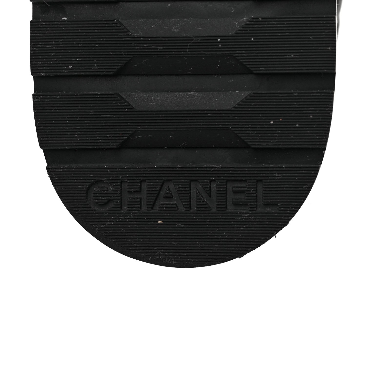 Chanel Shiny Goatskin Calfskin Quilted Lace Up Combat Boots 37 Black 7 of 8