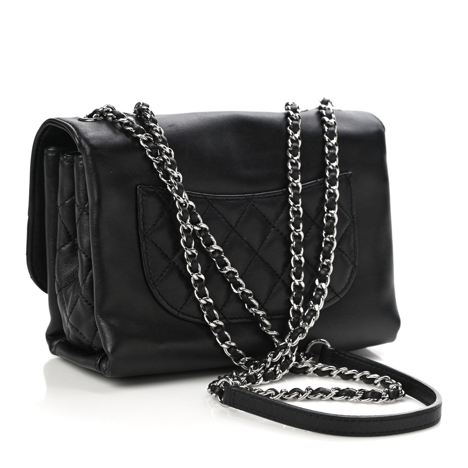 Chanel Calfskin Mini Tramezzo Flap Black 3 of 11