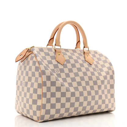 Louis Vuitton Damier Azur Speedy 30 3 of 9