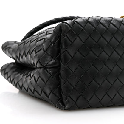 Bottega Veneta Nappa Intrecciato Medium Andiamo Shoulder Bag Black 8 of 9