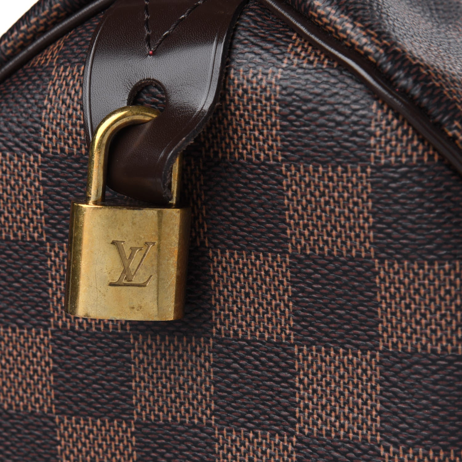 Louis Vuitton Damier Ebene Speedy 35 6 of 6