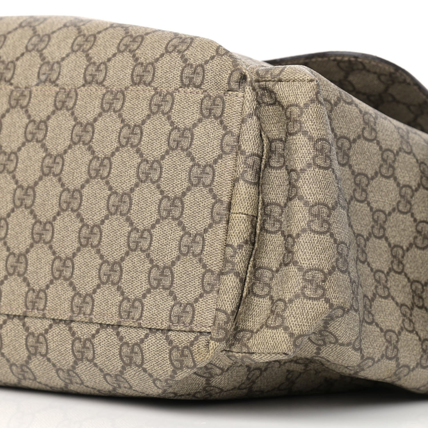 Gucci GG Plus Monogram Messenger Diaper Bag Dark Brown 9 of 12