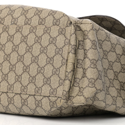 Gucci GG Plus Monogram Messenger Diaper Bag Dark Brown 9 of 12