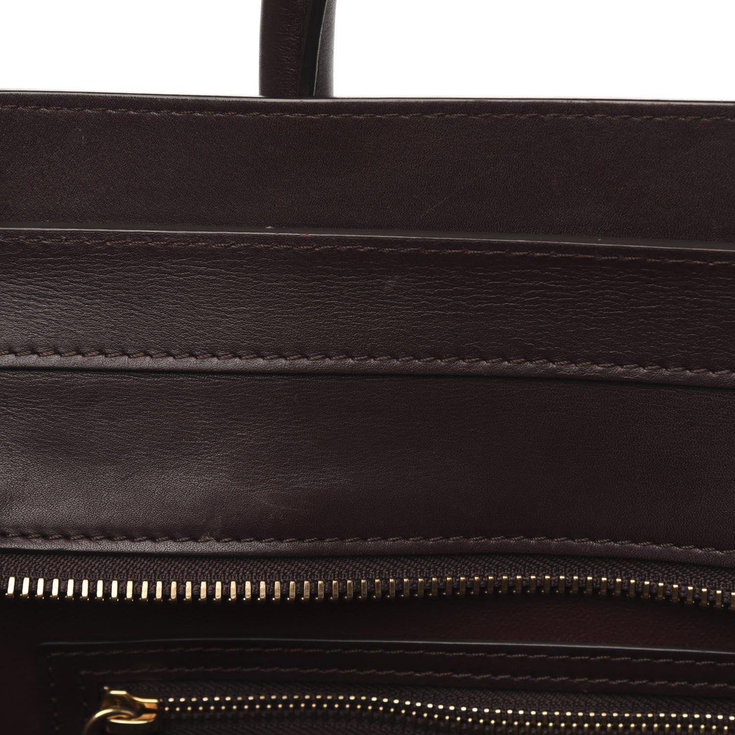 Celine Satin Calfskin Suede Mini Tri-Color Luggage Beige 18 of 18