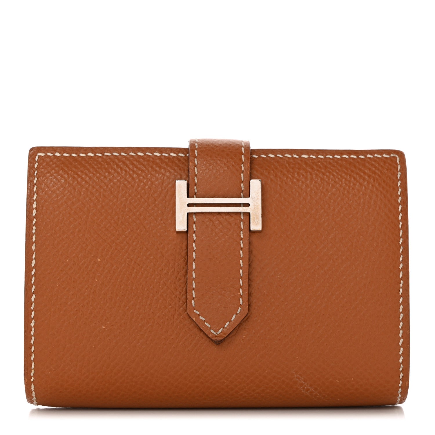 Hermes Epsom Mini Bearn Wallet Gold 1 of 13