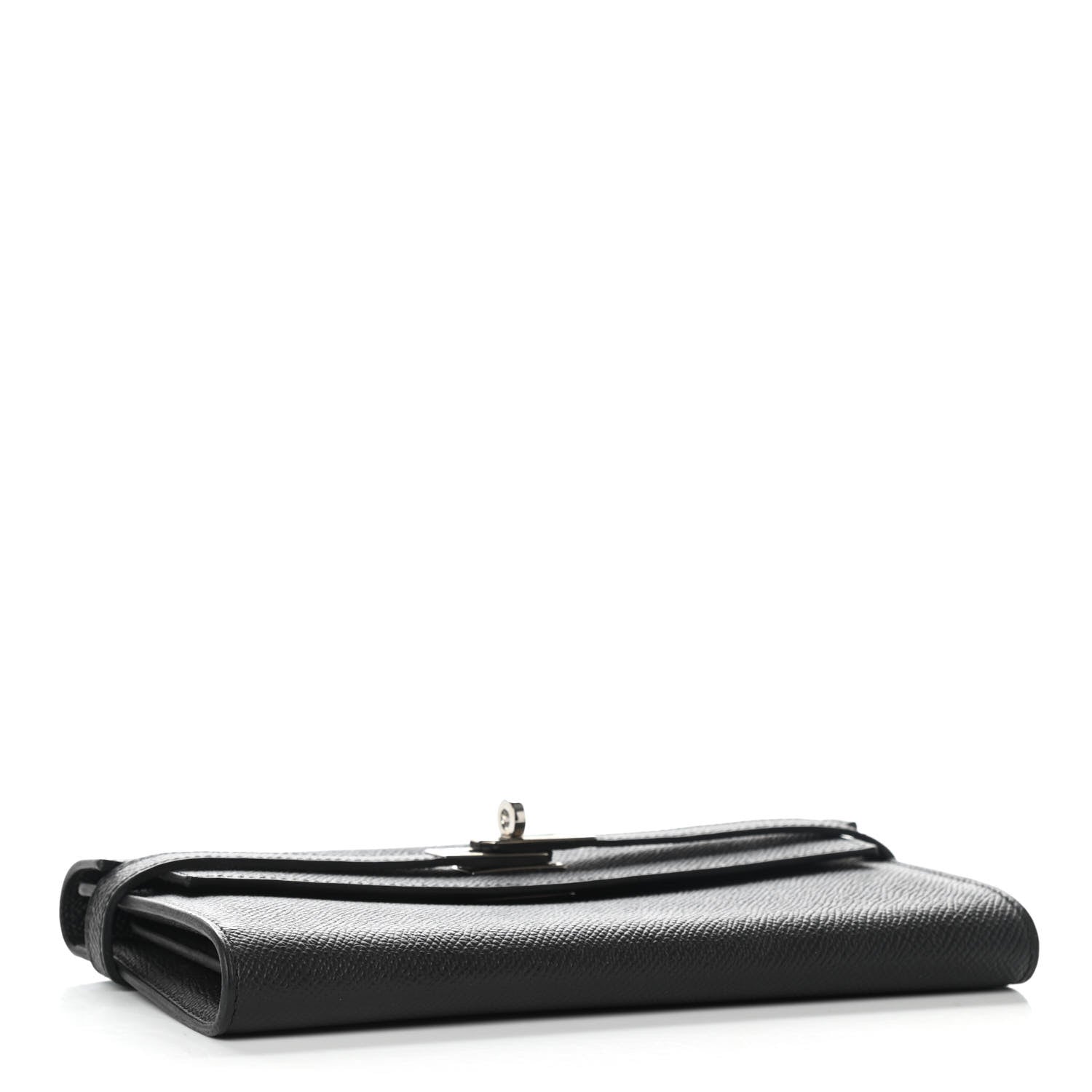 Hermes Epsom Kelly Longue Wallet Black 3 of 5