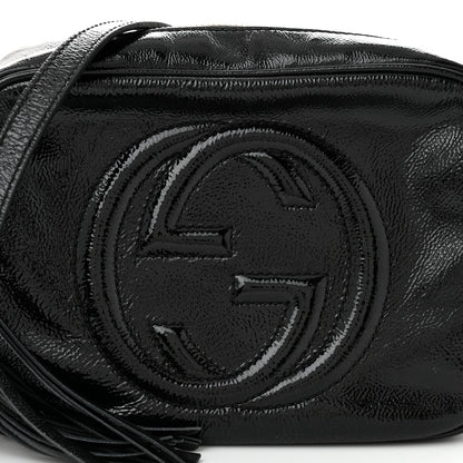 Gucci Soft Patent Small Soho Disco Bag Black 8 of 10