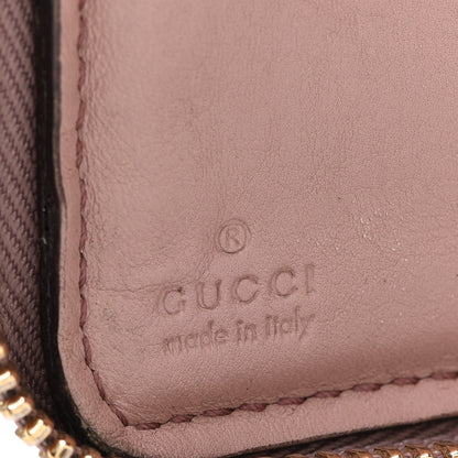 Gucci Patent Soho Zip Around Wallet Dark Cipria 6 of 11