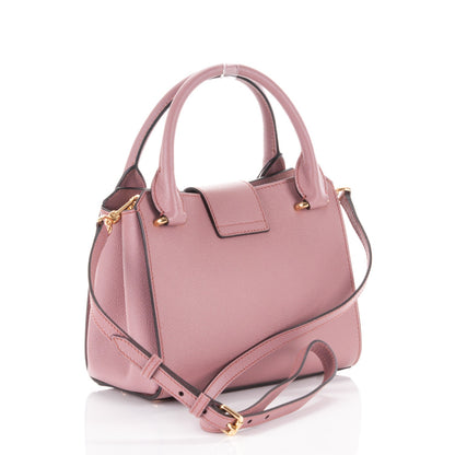 Burberry Soft Grain Calfskin Small Buckle Tote Dusty Pink 6 of 11