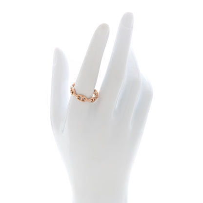 Hermes 18K Rose Gold PM Chaine d'Ancre Enchainee Ring 59 8.75 2 of 6