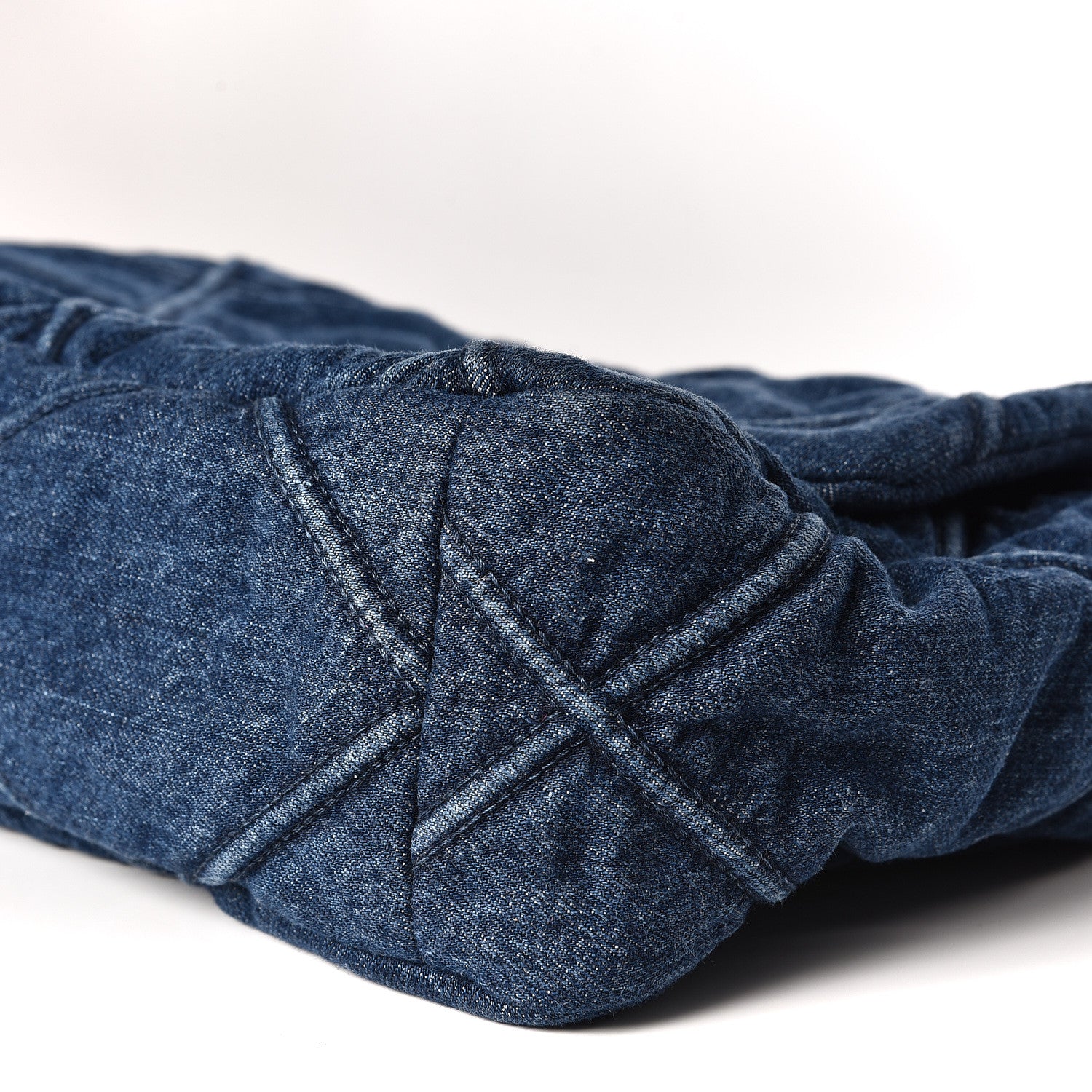 Chanel Denim Quilted Large 19 Flap Blue 6 of 12