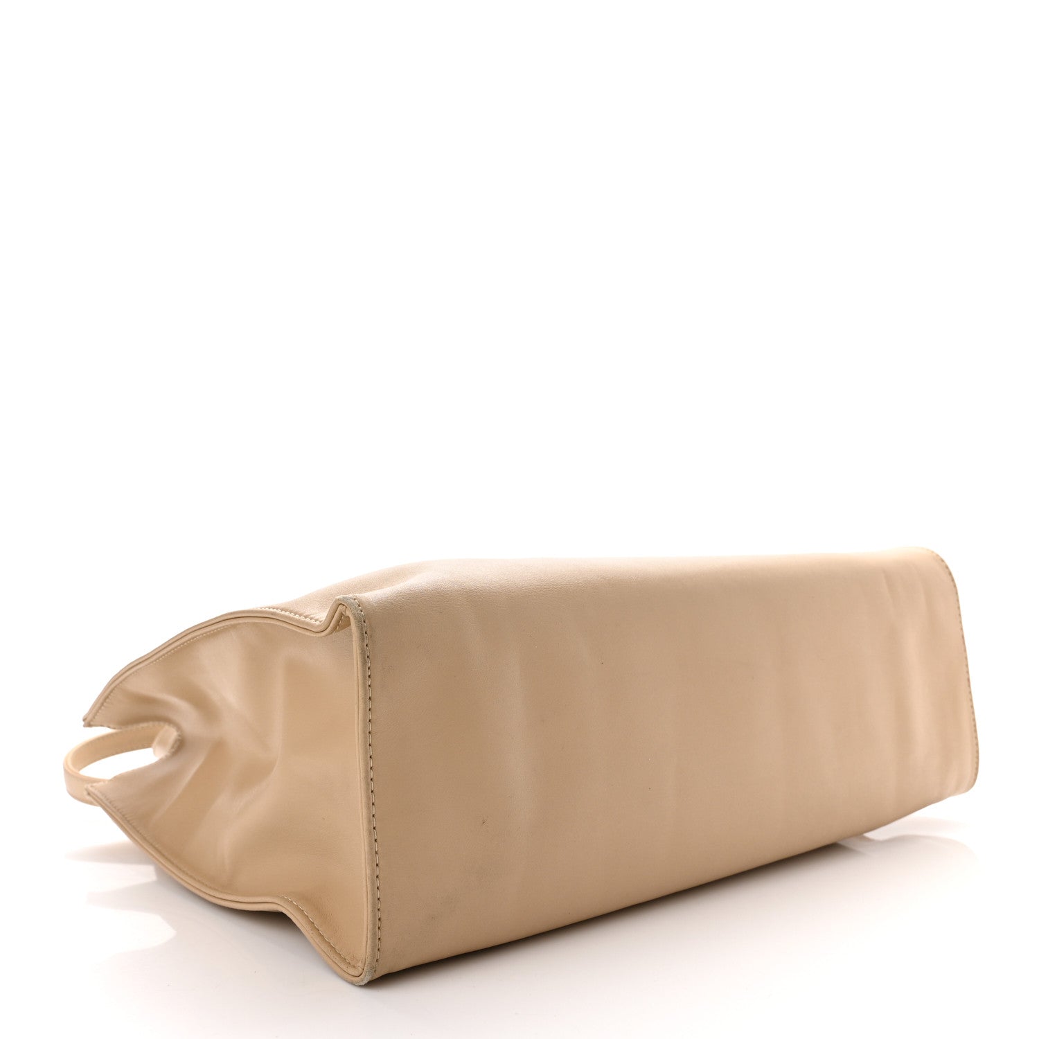 Telfar Vegan Leather Medium Shopping Bag Cream 4 of 11