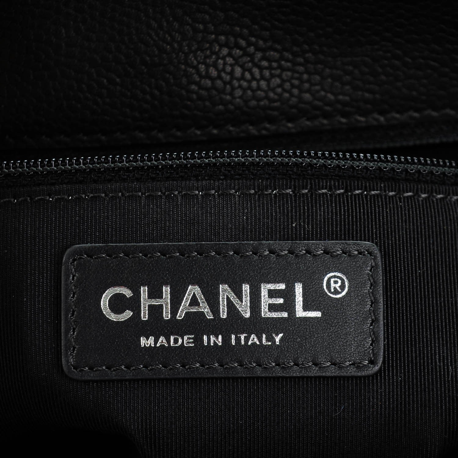 Chanel Caviar Quilted Medium Rock In Rome Flap Black 6 of 8