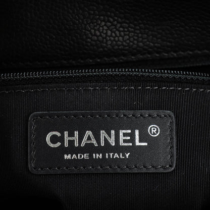 Chanel Caviar Quilted Medium Rock In Rome Flap Black 6 of 8