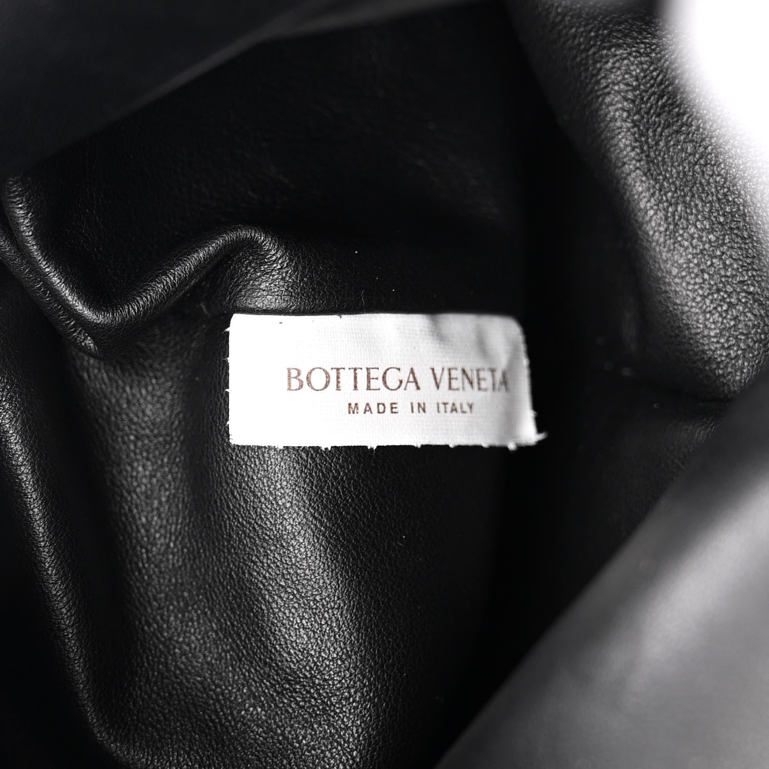 Bottega Veneta Calfskin The Pouch Chain Black 8 of 13