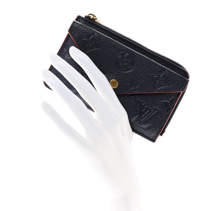 Louis Vuitton Empreinte Recto Verso Card Holder Marine Rouge 2 of 8
