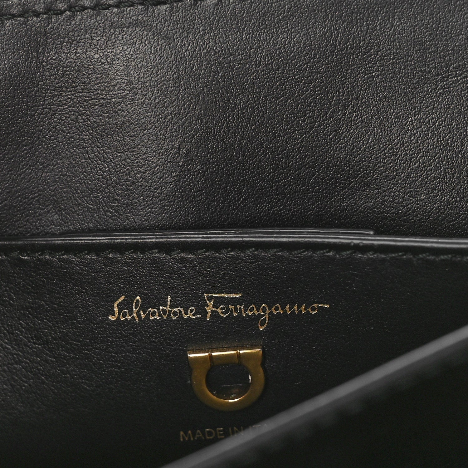 Salvatore Ferragamo Calfskin Small Margot Top Handle Satchel Black 6 of 8