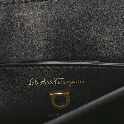 Salvatore Ferragamo Calfskin Small Margot Top Handle Satchel Black 6 of 8