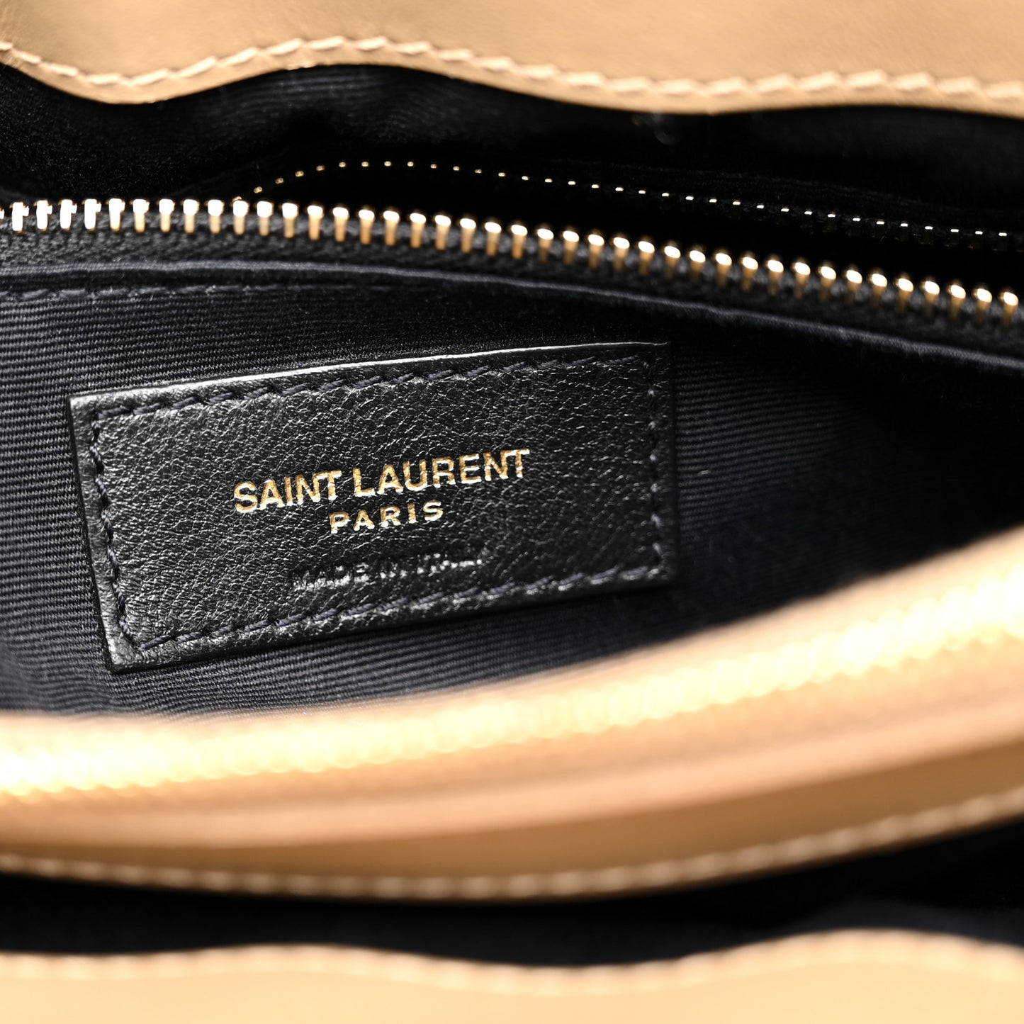 Calfskin Y Quilted Monogram Medium Loulou Chain Satchel Dark Latte