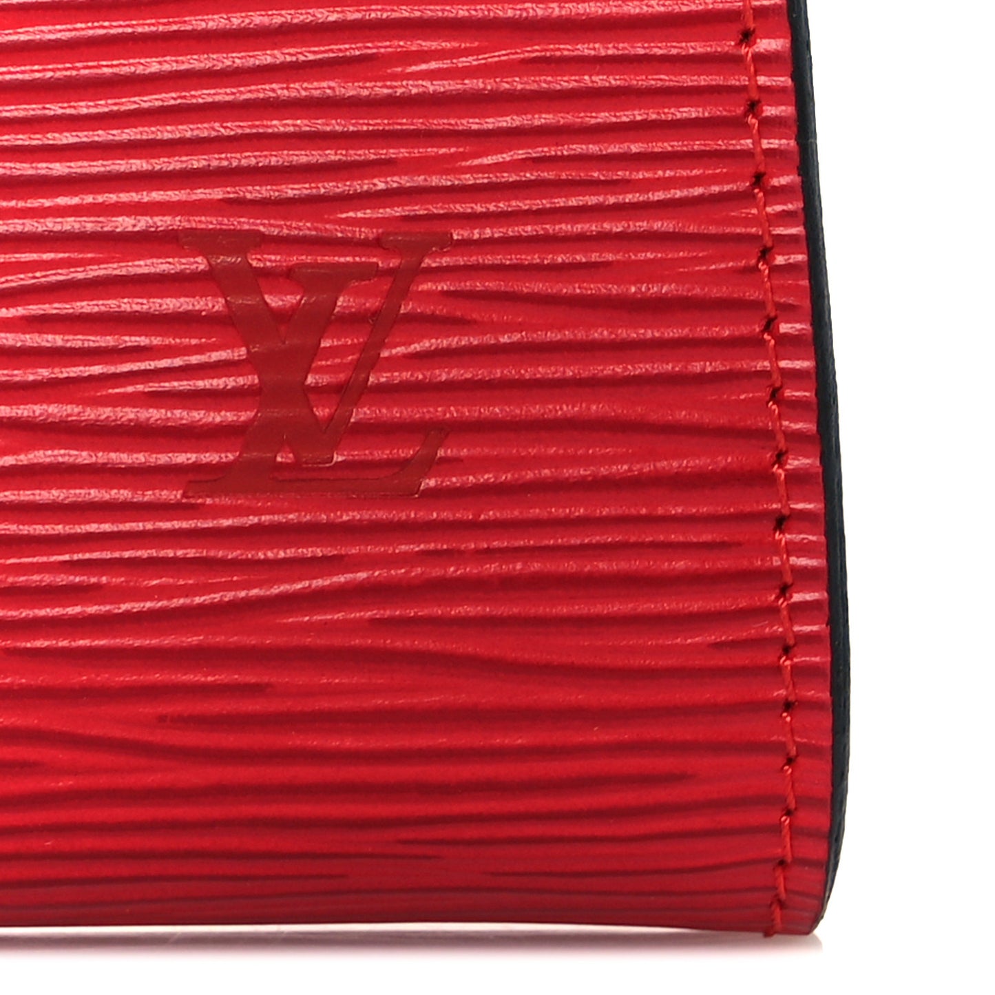 Epi Pochette Accessories 21 Castillan Red