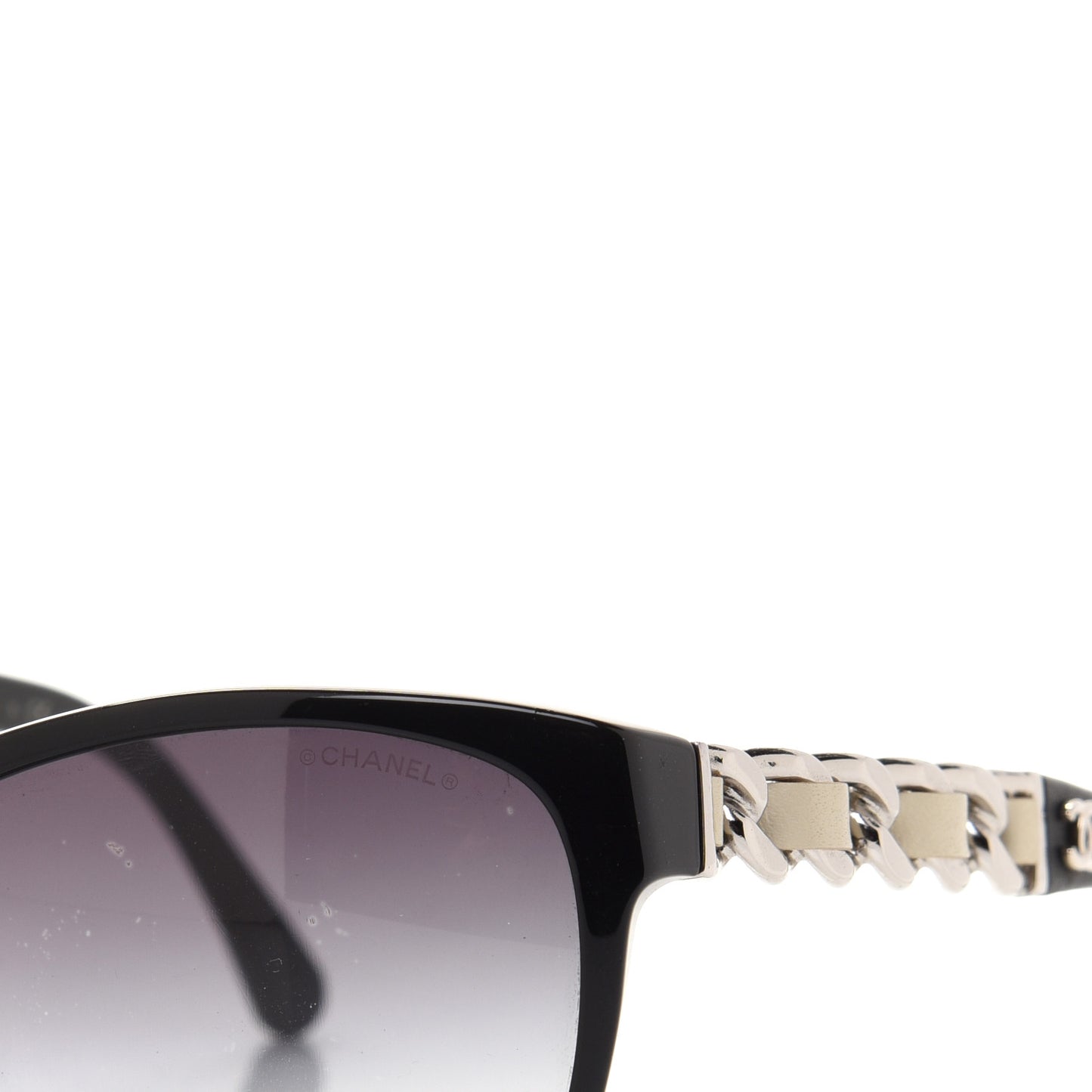 CC Chain Sunglasses 5215Q Black