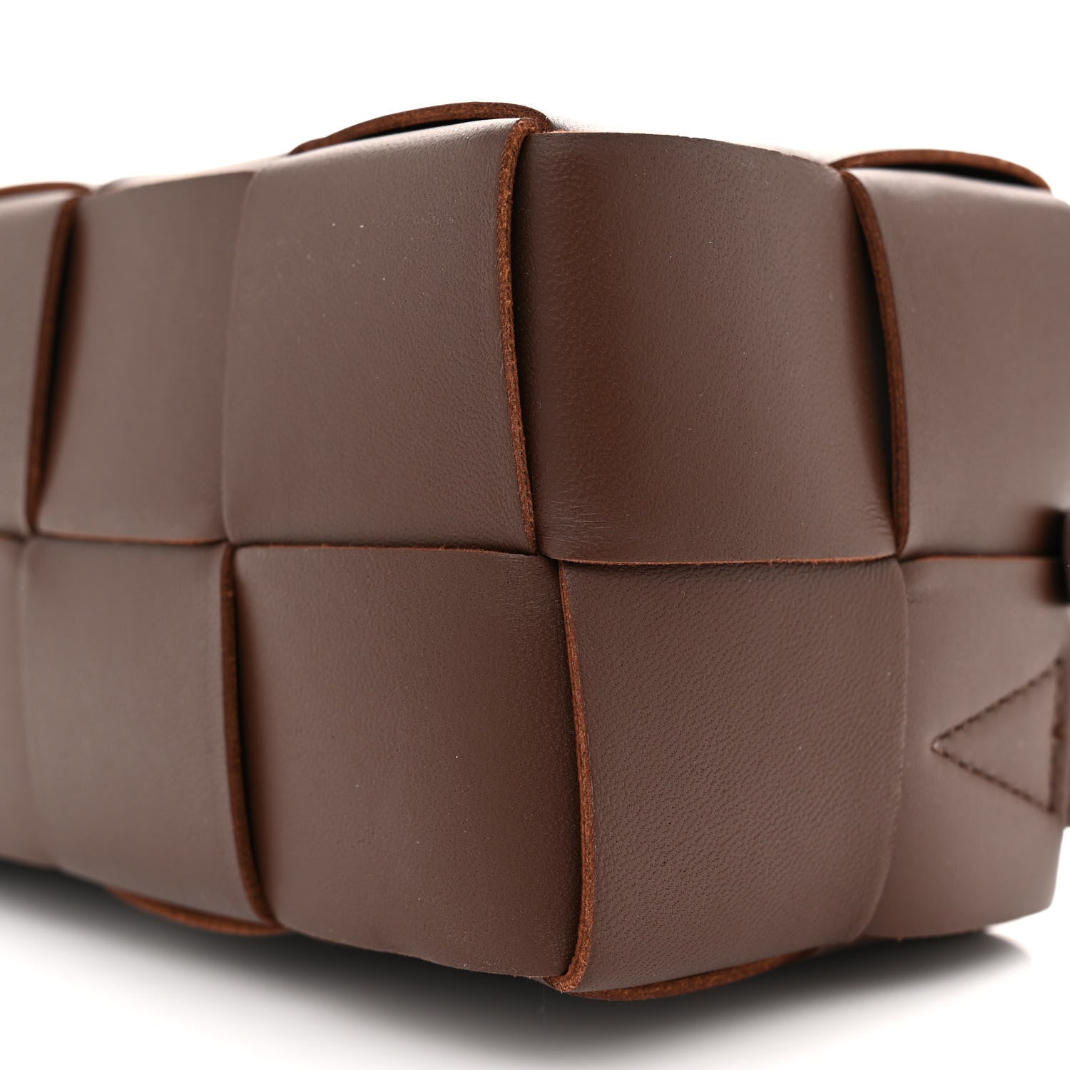 Bottega Veneta Lambskin Maxi Intrecciato Small Brick Cassette Bag