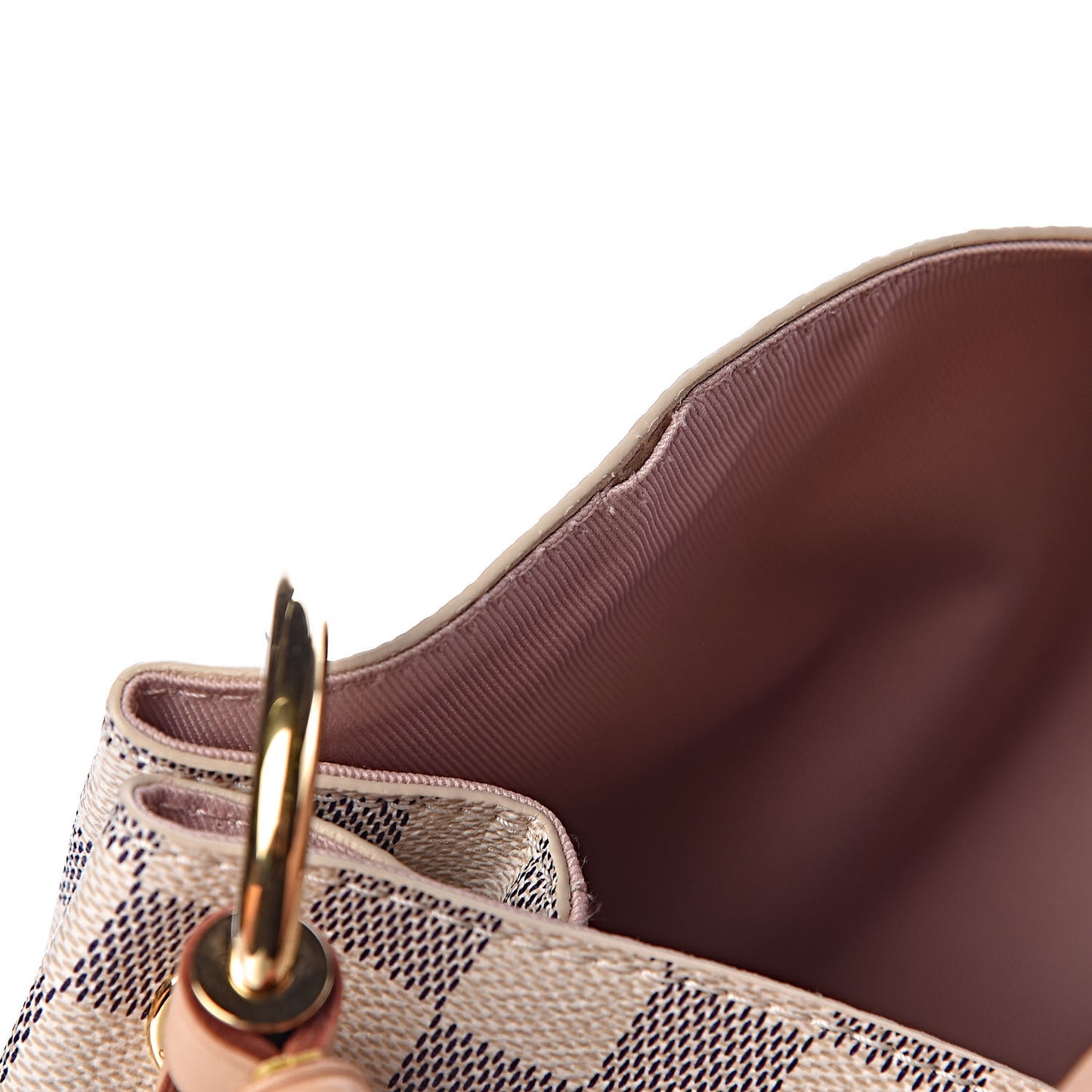 Damier Azur Graceful PM Rose Ballerine