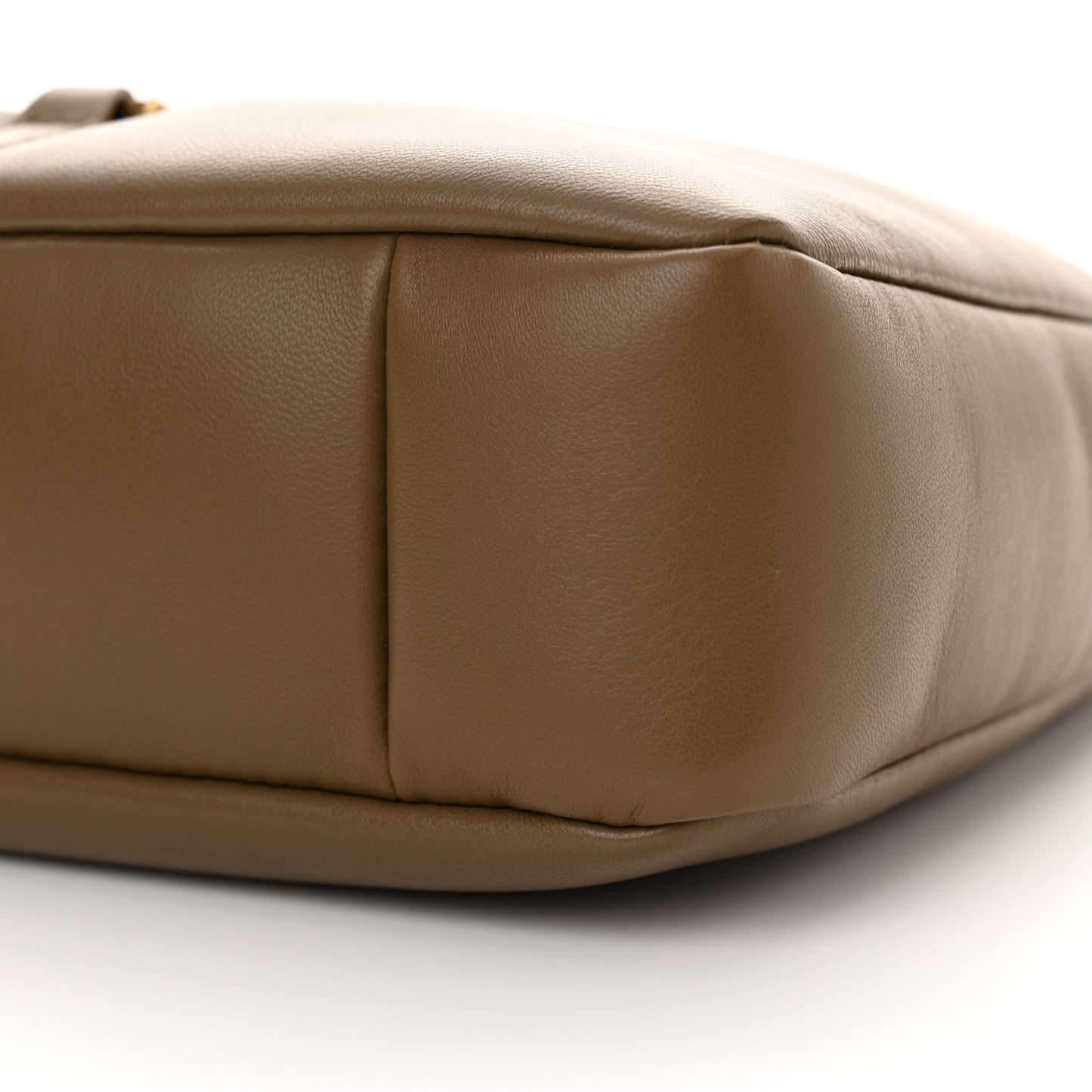 Padded Lambskin Le 5 A 7 Hobo Dark Peanut