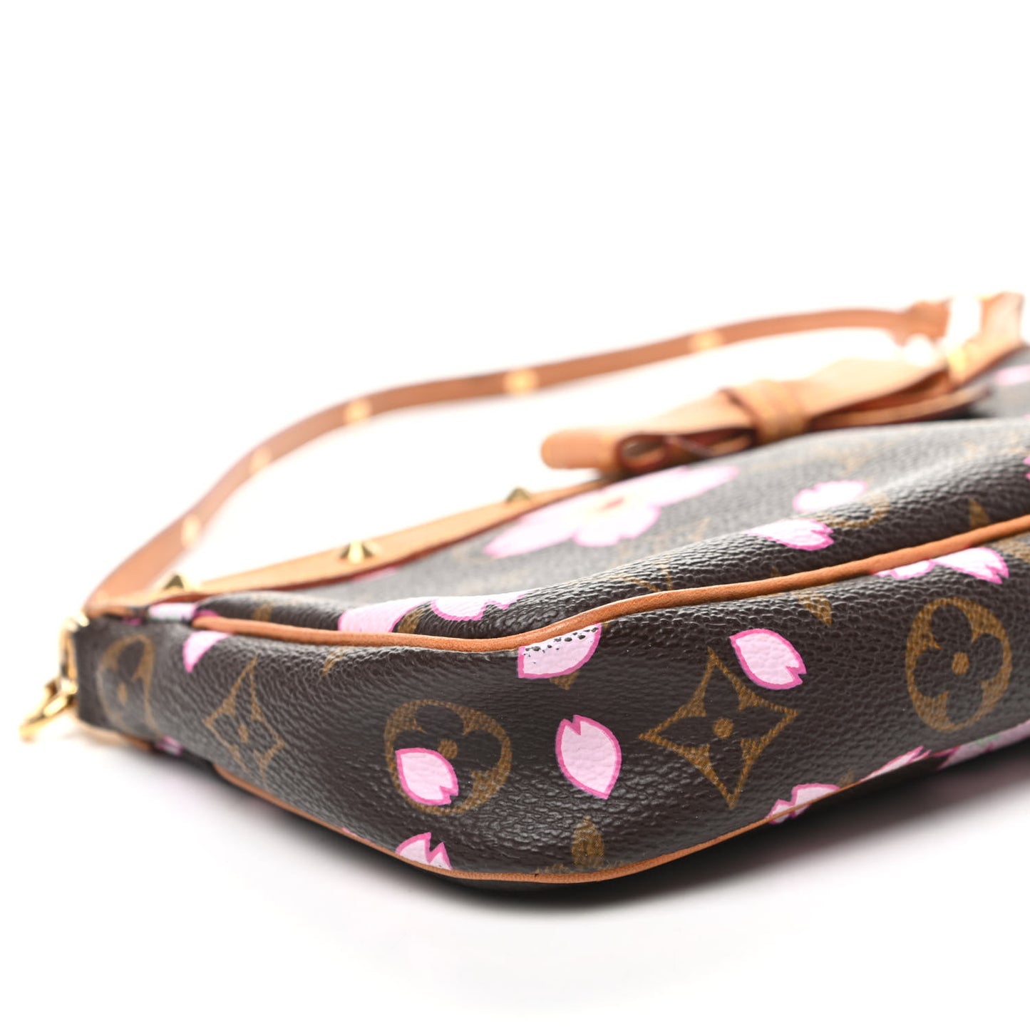 Monogram Cherry Blossom Pochette Accessories Brown